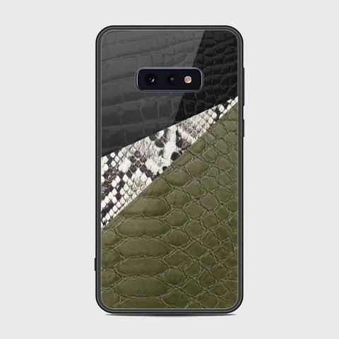 Samsung Galaxy S10e Cover - Printed Skins Series - HQ Ultra Shine Premium Infinity Glass Soft Silicon Borders Case