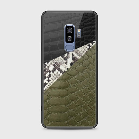 Samsung Galaxy S9 Plus Cover - Printed Skins Series - HQ Ultra Shine Premium Infinity Glass Soft Silicon Borders Case