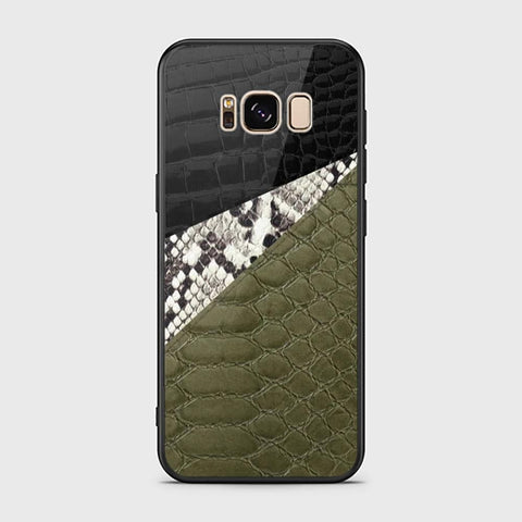 Samsung Galaxy S8 Plus Cover - Printed Skins Series - HQ Ultra Shine Premium Infinity Glass Soft Silicon Borders Case