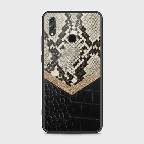 Huawei Honor 8X Cover - Printed Skins Series - HQ Ultra Shine Premium Infinity Glass Soft Silicon Borders Case