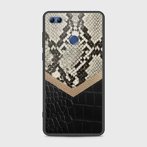 Huawei Y9 2018 Cover - Printed Skins Series - HQ Ultra Shine Premium Infinity Glass Soft Silicon Borders Case