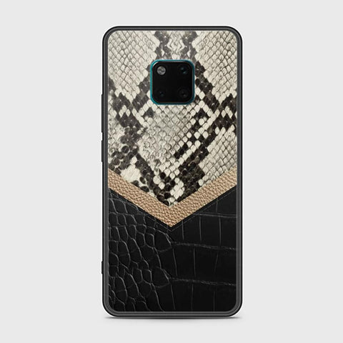 Huawei Mate 20 Pro Cover - Printed Skins Series - HQ Ultra Shine Premium Infinity Glass Soft Silicon Borders Case