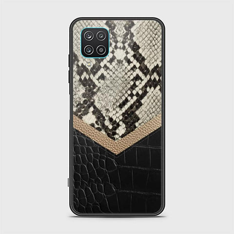 Samsung Galaxy A12 Nacho Cover - Printed Skins Series - HQ Ultra Shine Premium Infinity Glass Soft Silicon Borders Case