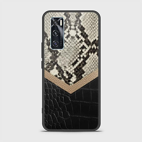 Vivo V20 SE Cover - Printed Skins Series - HQ Ultra Shine Premium Infinity Glass Soft Silicon Borders Case