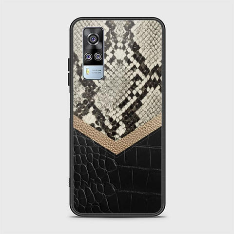 Vivo Y51a Cover - Printed Skins Series - HQ Ultra Shine Premium Infinity Glass Soft Silicon Borders Case