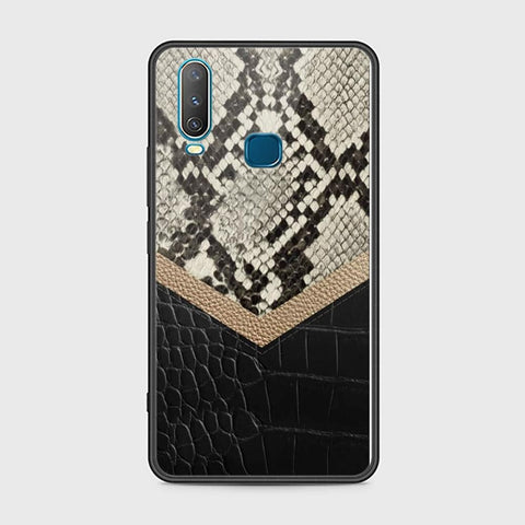 Vivo Y15 Cover - Printed Skins Series - HQ Ultra Shine Premium Infinity Glass Soft Silicon Borders Case