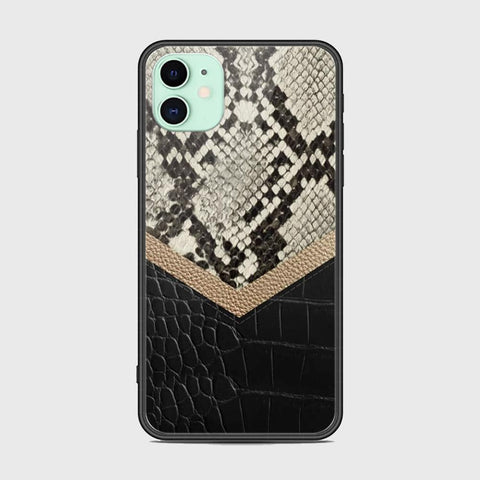 iPhone 11 Cover - Printed Skins Series - HQ Ultra Shine Premium Infinity Glass Soft Silicon Borders Case