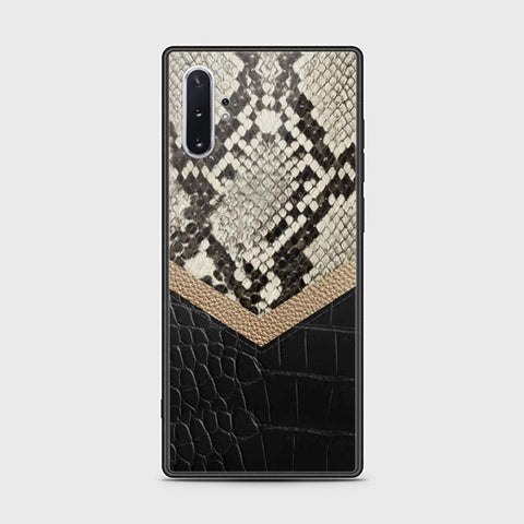 Samsung Galaxy Note 10 Plus Cover - Printed Skins Series - HQ Ultra Shine Premium Infinity Glass Soft Silicon Borders Case