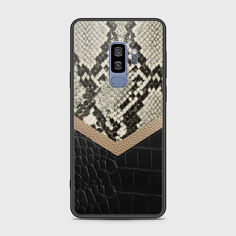 Samsung Galaxy S9 Plus Cover - Printed Skins Series - HQ Ultra Shine Premium Infinity Glass Soft Silicon Borders Case