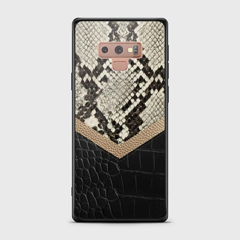 Samsung Galaxy Note 9 Cover - Printed Skins Series - HQ Ultra Shine Premium Infinity Glass Soft Silicon Borders Case