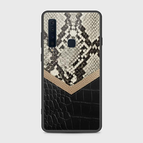 Samsung Galaxy A9s Cover - Printed Skins Series - HQ Ultra Shine Premium Infinity Glass Soft Silicon Borders Case