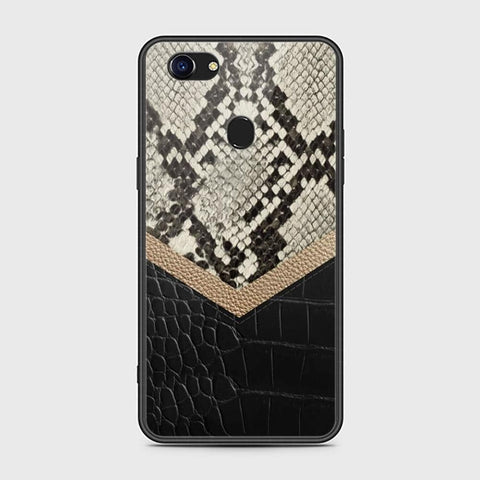 Oppo F5 Cover - Printed Skins Series - HQ Ultra Shine Premium Infinity Glass Soft Silicon Borders Case