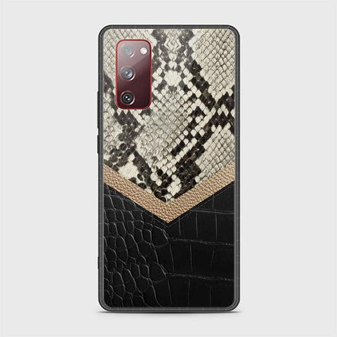 Samsung Galaxy S20 FE Cover - Printed Skins Series - HQ Ultra Shine Premium Infinity Glass Soft Silicon Borders Case