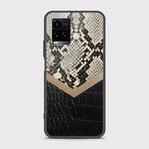 Vivo Y33T Cover - Printed Skins Series - HQ Ultra Shine Premium Infinity Glass Soft Silicon Borders Case