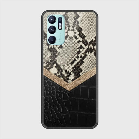 Oppo Reno 6 Cover - Printed Skins Series - HQ Ultra Shine Premium Infinity Glass Soft Silicon Borders Case