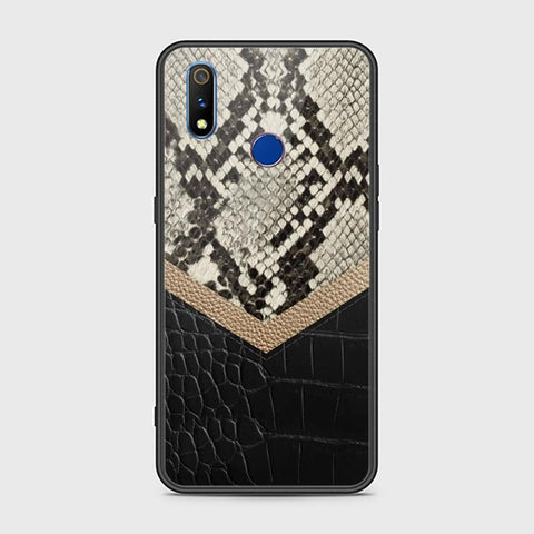 Realme 3i Cover - Printed Skins Series - HQ Ultra Shine Premium Infinity Glass Soft Silicon Borders Case