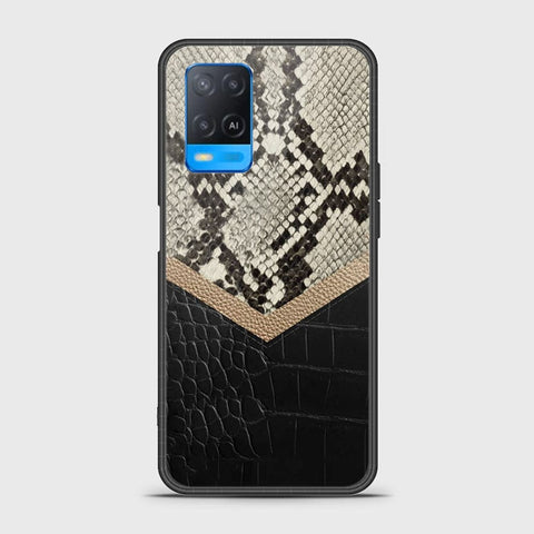 Oppo A54 4G Cover- Printed Skins Series - HQ Ultra Shine Premium Infinity Glass Soft Silicon Borders Case