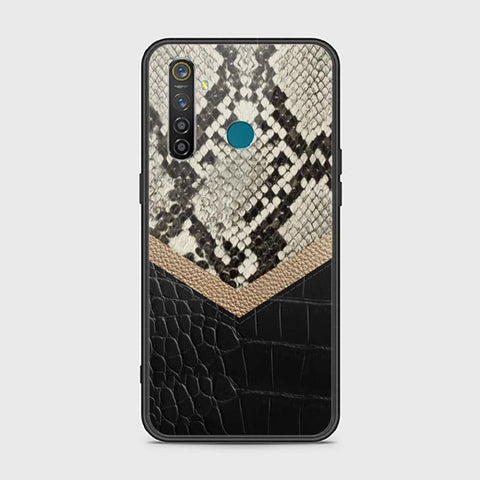 Realme 5 Pro Cover - Printed Skins Series - HQ Ultra Shine Premium Infinity Glass Soft Silicon Borders Case