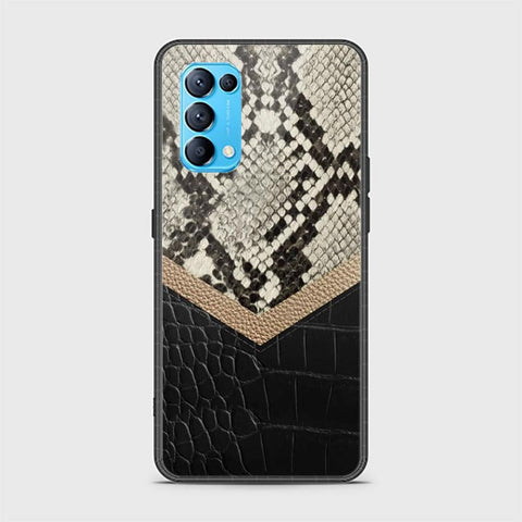 Oppo Reno 5 4G Cover - Printed Skins Series - HQ Ultra Shine Premium Infinity Glass Soft Silicon Borders Case