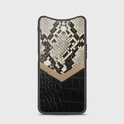 Oppo Find X Cover - Printed Skins Series - HQ Ultra Shine Premium Infinity Glass Soft Silicon Borders Case