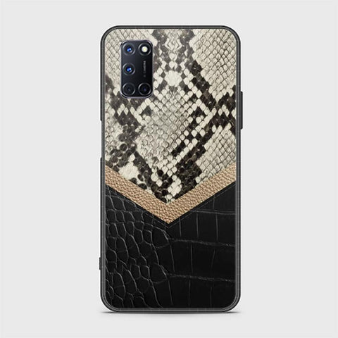 Oppo A92 Cover - Printed Skins Series - HQ Ultra Shine Premium Infinity Glass Soft Silicon Borders Case