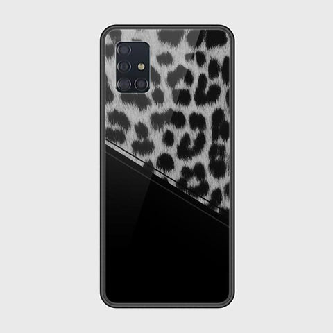 Samsung Galaxy A51 Cover - Printed Skins Series - HQ Ultra Shine Premium Infinity Glass Soft Silicon Borders Case