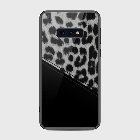 Samsung Galaxy S10e Cover - Printed Skins Series - HQ Ultra Shine Premium Infinity Glass Soft Silicon Borders Case