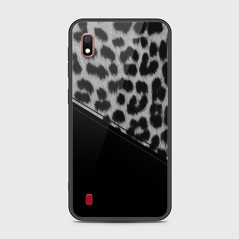 Samsung Galaxy A10 Cover - Printed Skins Series - HQ Ultra Shine Premium Infinity Glass Soft Silicon Borders Case