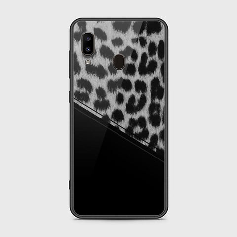 Samsung Galaxy A30 Cover - Printed Skins Series - HQ Ultra Shine Premium Infinity Glass Soft Silicon Borders Case