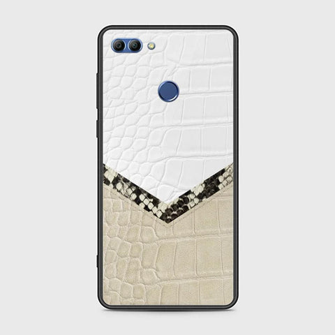 Huawei Y9 2018 Cover - Printed Skins Series - HQ Ultra Shine Premium Infinity Glass Soft Silicon Borders Case