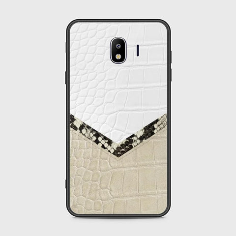 Samsung Galaxy J4 2018 Cover - Printed Skins Series - HQ Ultra Shine Premium Infinity Glass Soft Silicon Borders Case