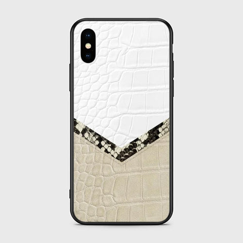 iPhone XS Cover - Printed Skins Series - HQ Ultra Shine Premium Infinity Glass Soft Silicon Borders Case