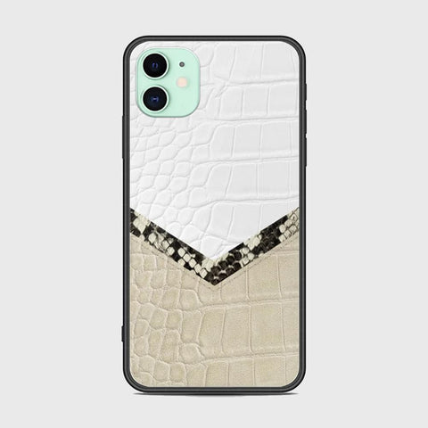 iPhone 11 Cover - Printed Skins Series - HQ Ultra Shine Premium Infinity Glass Soft Silicon Borders Case