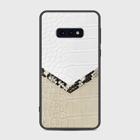 Samsung Galaxy S10e Cover - Printed Skins Series - HQ Ultra Shine Premium Infinity Glass Soft Silicon Borders Case