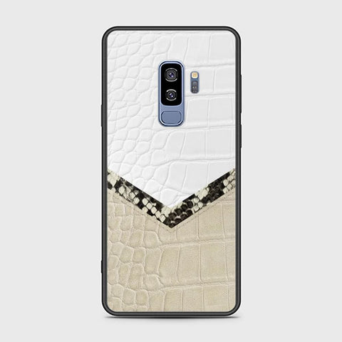 Samsung Galaxy S9 Plus Cover - Printed Skins Series - HQ Ultra Shine Premium Infinity Glass Soft Silicon Borders Case