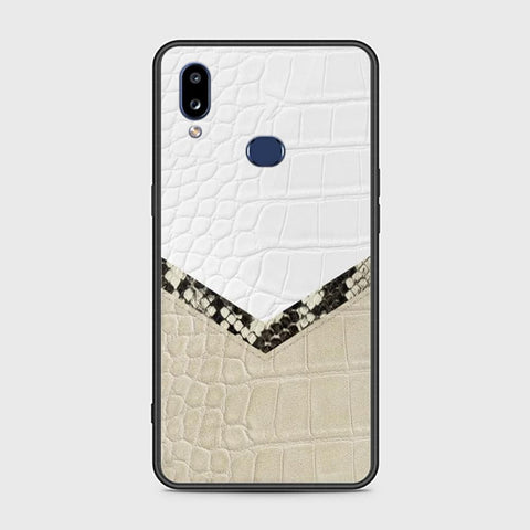 Samsung Galaxy A10s Cover - Printed Skins Series - HQ Ultra Shine Premium Infinity Glass Soft Silicon Borders Case