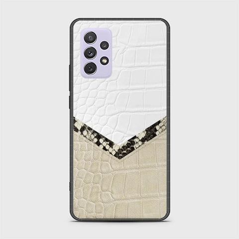 Samsung Galaxy A72 Cover - Printed Skins Series - HQ Ultra Shine Premium Infinity Glass Soft Silicon Borders Case