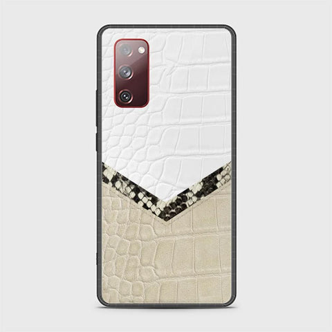 Samsung Galaxy S20 FE Cover - Printed Skins Series - HQ Ultra Shine Premium Infinity Glass Soft Silicon Borders Case