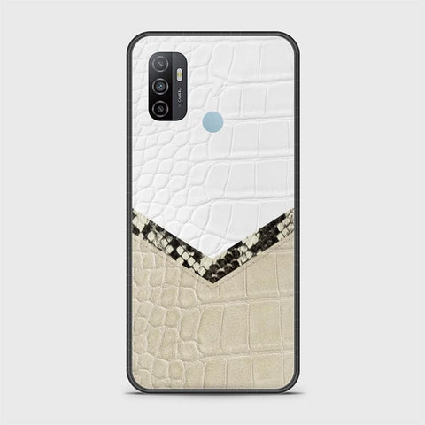 Oppo A53 Cover - Printed Skins Series - HQ Ultra Shine Premium Infinity Glass Soft Silicon Borders Case