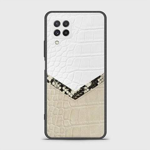 Samsung Galaxy M22 Cover- Printed Skins Series - HQ Ultra Shine Premium Infinity Glass Soft Silicon Borders Case