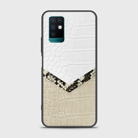 Infinix Note 10 Cover- Printed Skins Series - HQ Ultra Shine Premium Infinity Glass Soft Silicon Borders Case