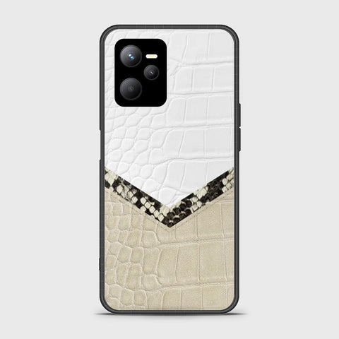 Realme V25 Cover- Printed Skins Series - HQ Ultra Shine Premium Infinity Glass Soft Silicon Borders Case