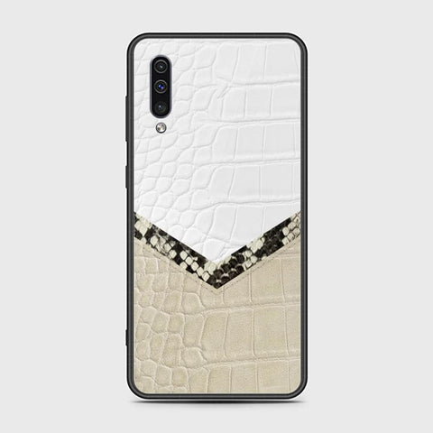 Samsung Galaxy A30s Cover - Printed Skins Series - HQ Ultra Shine Premium Infinity Glass Soft Silicon Borders Case