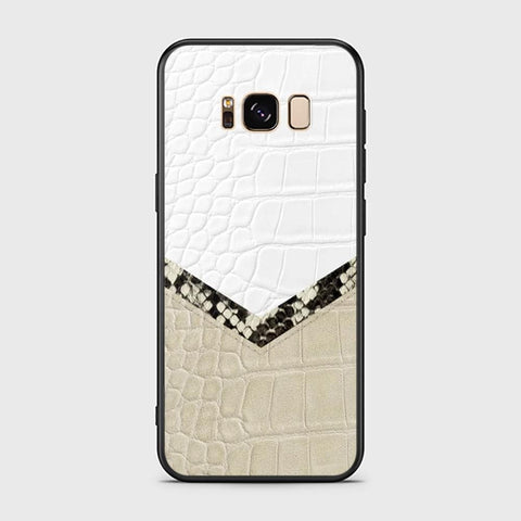 Samsung Galaxy S8 Cover - Printed Skins Series - HQ Ultra Shine Premium Infinity Glass Soft Silicon Borders Case