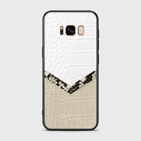 Samsung Galaxy S8 Plus Cover - Printed Skins Series - HQ Ultra Shine Premium Infinity Glass Soft Silicon Borders Case