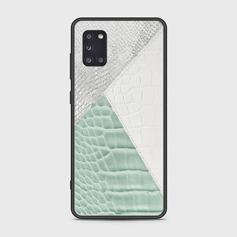 Samsung Galaxy A31 Cover - Printed Skins Series - HQ Ultra Shine Premium Infinity Glass Soft Silicon Borders Case