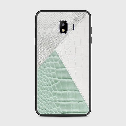 Samsung Galaxy J4 2018 Cover - Printed Skins Series - HQ Ultra Shine Premium Infinity Glass Soft Silicon Borders Case