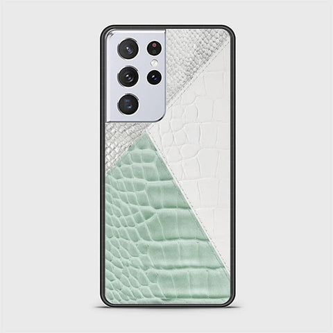 Samsung Galaxy S21 Ultra 5G Cover - Printed Skins Series - HQ Ultra Shine Premium Infinity Glass Soft Silicon Borders Case