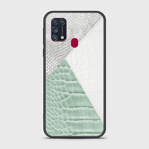 Samsung Galaxy M31 Cover - Printed Skins Series - HQ Ultra Shine Premium Infinity Glass Soft Silicon Borders Case