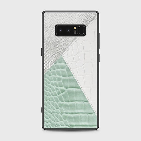 Samsung Galaxy Note 8 Cover - Printed Skins Series - HQ Ultra Shine Premium Infinity Glass Soft Silicon Borders Case